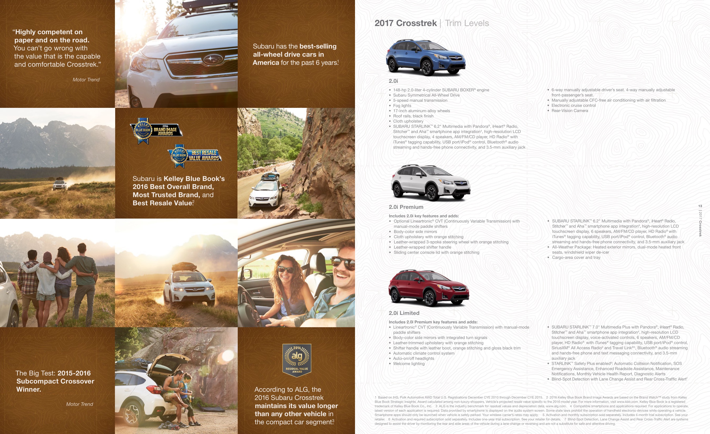 2017 Subaru XV Crosstrek Brochure Page 12